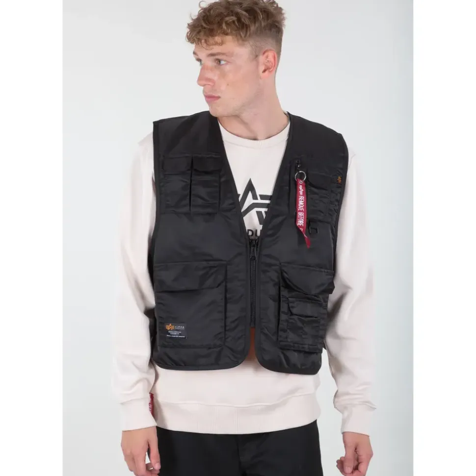 Alpha Industries Utility Weste Black S-M