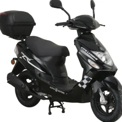 Alpha Motors CityLeader 50 ccm 3,0 PS 45 km/h schwarz inkl. Topcase