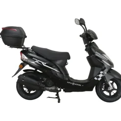 Alpha Motors CityLeader 50 ccm 2,72 PS 25 km/h Schwarz inkl. Topcase