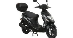 Alpha Motors CityLeader 50 ccm 2,72 PS 25 km/h Schwarz inkl. Topcase