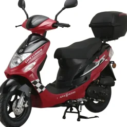 Alpha Motors CityLeader 50 ccm 3,0 PS 45 km/h rot inkl. Topcase