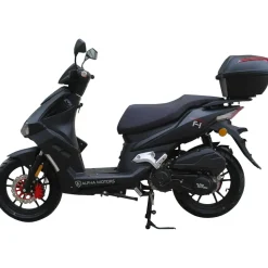 Alpha Motors Mustang FI 125 ccm 8,56 PS 85 km/h mattschwarz inkl. Topcase
