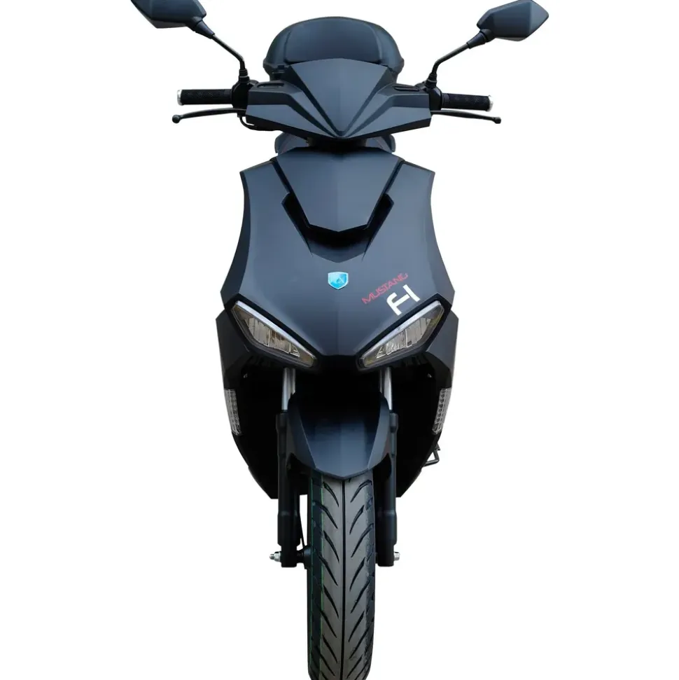 Alpha Motors Mustang FI 125 ccm 8,56 PS 85 km/h mattschwarz inkl. Topcase