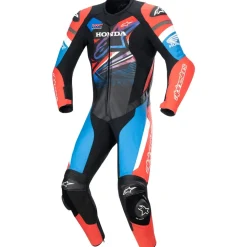 Alpinestars GP Force Chaser 1-tlg. schwarz/hellrot/blau 56