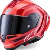Alpinestars Supertech R10 Arius Rot/Dunkelrot/Weiß XS