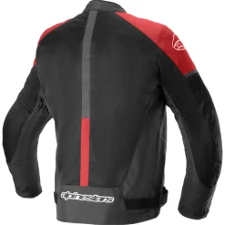 Alpinestars T-SP X Superair Textiljacke Schwarz/Neon-Rot L