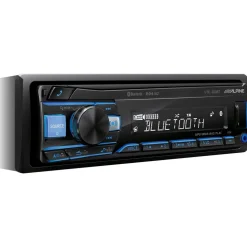 Alpine UTE-200BT Autoradio Bluetooth 1DIN, Schwarz (RGB Beleuchtung)