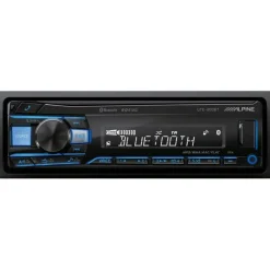 Alpine UTE-200BT Autoradio Bluetooth 1DIN, Schwarz (RGB Beleuchtung)