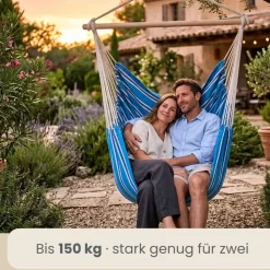 AMANKA XXL Hängesessel Blau
