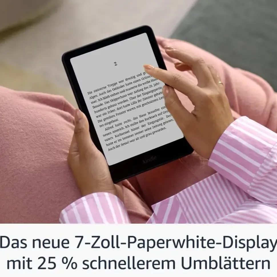 Amazon Kindle Paperwhite (12. Gen) 2024 16 GB mit Werbung Jadegrün