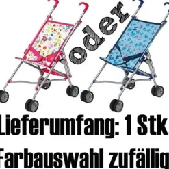 Amia Puppenbuggy Mädchen Beige