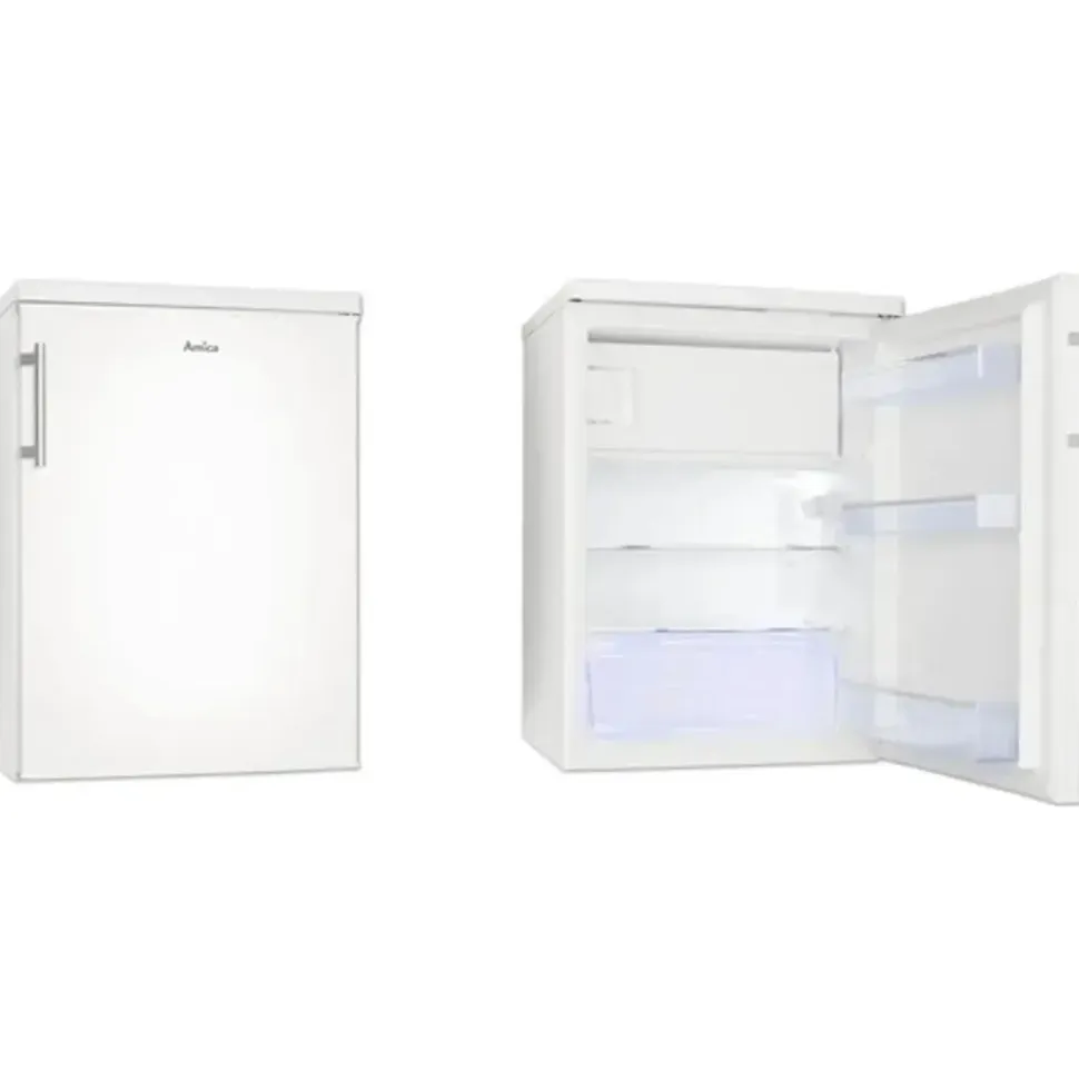 Amica KS 15915 W Kühlschrank (135 l, 850 mm hoch, Weiß)