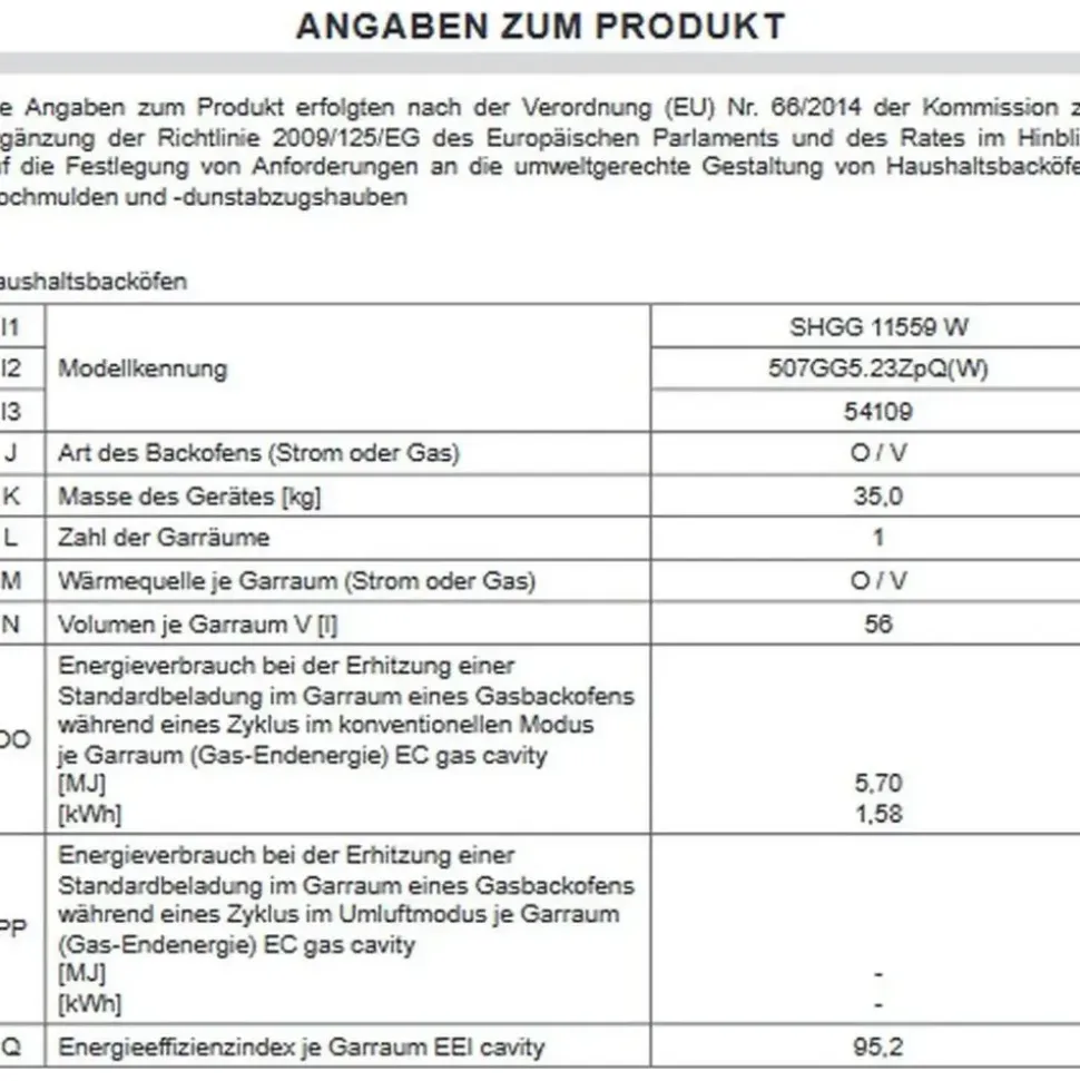Amica SHGG 11559 W