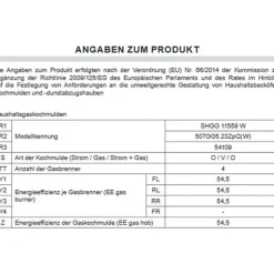 Amica SHGG 11559 W