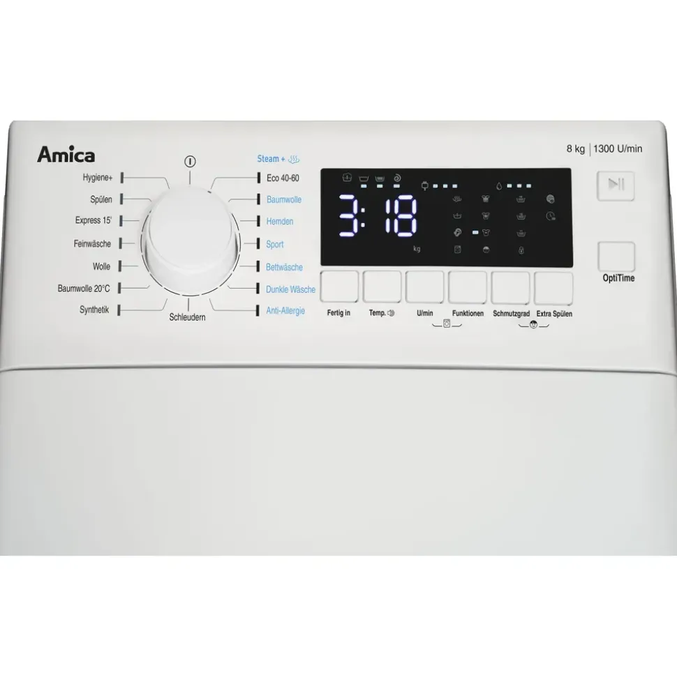 Amica WT 483 710 Toplader (8 kg, 1300 U/min)