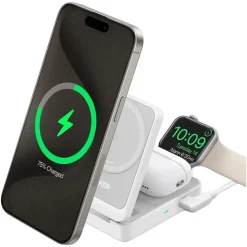 Anker MagGo 3-In-1 Foldable Kabelloses Ladegerät 15W Weiß