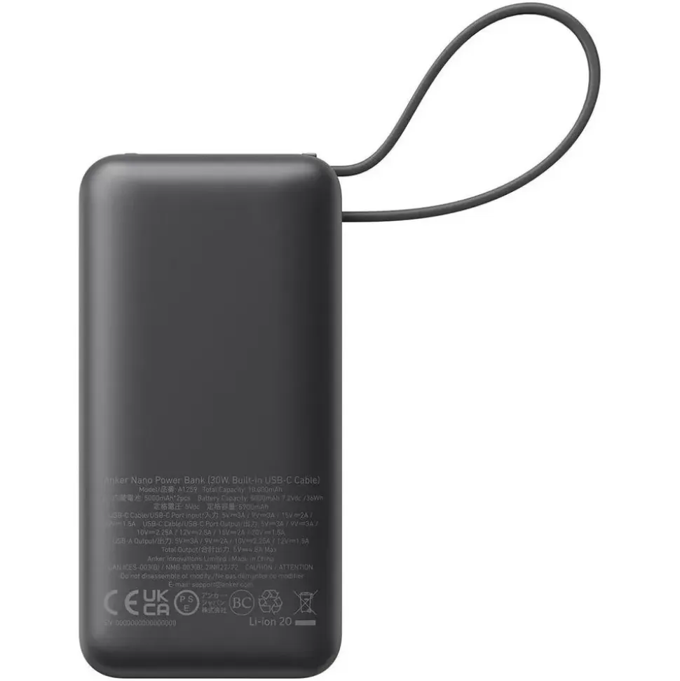 Anker 545 Nano Powerbank 10.000mAh Schwarz