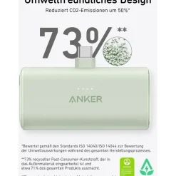 Anker Nano Powerbank 5,000mAh, 22.5W, Schwarz