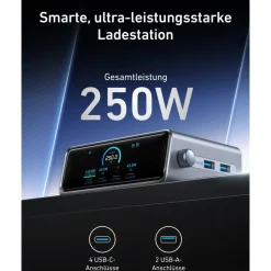 Anker Prime GaN-Prime Ladegerät, Silber