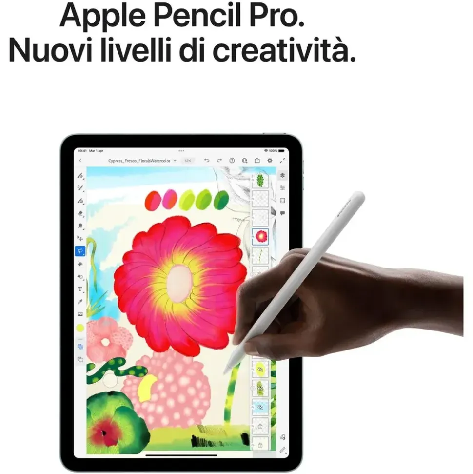 Apple iPad Air 11" (7. Generation 2025) 256 GB Wi-Fi Space Grau