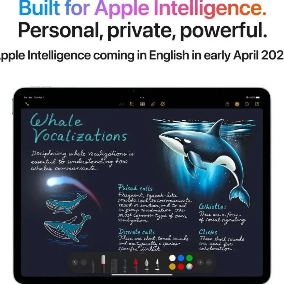 Apple iPad Air 11" (7. Generation 2025) 256 GB Wi-Fi Space Grau
