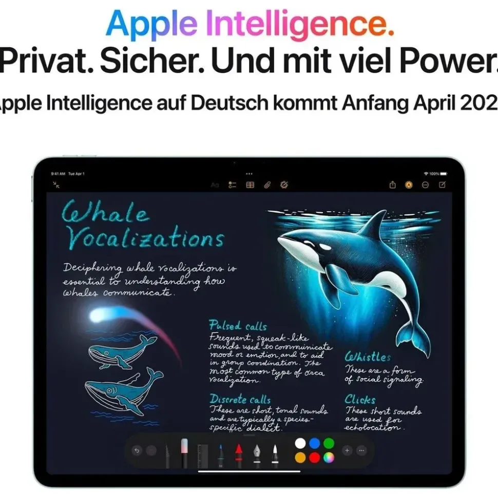 Apple iPad Air 13" (7. Generation 2025) 128 GB Wi-Fi Space Grau
