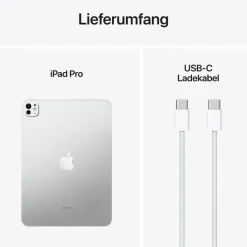 Apple iPad Pro M5 2025 11" Wi-Fi 256 GB Standardglas Silber