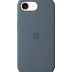 Apple iPhone 17e Silikon Case mit MagSafe Maritimblau