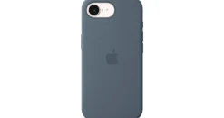 Apple iPhone 17e Silikon Case mit MagSafe Maritimblau