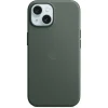 Apple iPhone 15 Plus Feingewebe Case mit MagSafe immergrün