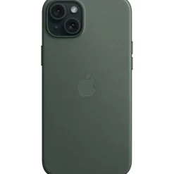Apple iPhone 15 Plus Feingewebe Case mit MagSafe immergrün