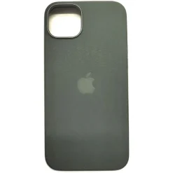 Apple iPhone 15 Plus Feingewebe Case mit MagSafe immergrün