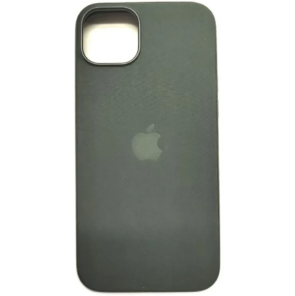 Apple iPhone 15 Plus Feingewebe Case mit MagSafe immergrün