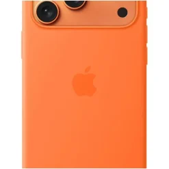 Apple iPhone 17 Pro Max Silikon Case mit MagSafe Orange