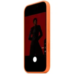 Apple iPhone 17 Pro Max Silikon Case mit MagSafe Orange