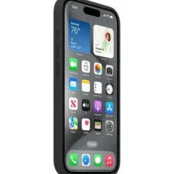 Apple iPhone 15 Pro Max Silikon Case mit MagSafe schwarz