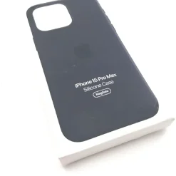 Apple iPhone 15 Pro Max Silikon Case mit MagSafe schwarz