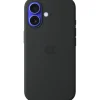 Apple iPhone 16 Silikon Case mit MagSafe schwarz