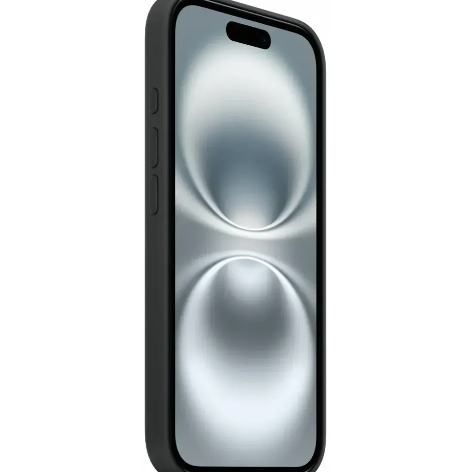 Apple iPhone 16 Silikon Case mit MagSafe schwarz