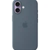 Apple iPhone 17 Silikon Case mit MagSafe Maritimblau