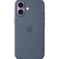 Apple iPhone 17 Silikon Case mit MagSafe Maritimblau