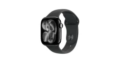 Apple Watch Series 11 GPS 42mm Jet Black Aluminium Sport Band black S/M
