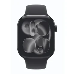 Apple Watch Series 11 GPS 46mm Jet Black Aluminium Sport Band black M/L