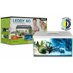 AquaEl Leddy Day & Night 60 54 l Komplettaquarium Weiß