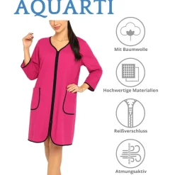 Aquarti Bademantel Aquarti Rosa XL