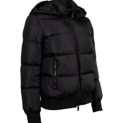 Armani Exchange Damen Daunenjacke - Steppjacke mit Kapuze, Reißverschluss, Echte Daunen, Warm Gefüttert