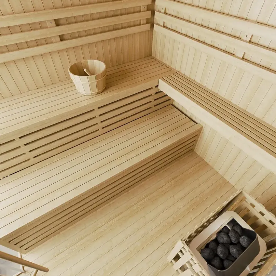 Artsauna Espoo200 Premium inkl. 8 kW Ofen + int. Steuerung