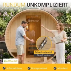 Artsauna Spitzbergen 220 inkl. 8 kW Ofen