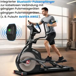 AsVIVA Crosstrainer E50 Pro Grau