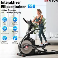 AsVIVA Crosstrainer E50 Pro Grau